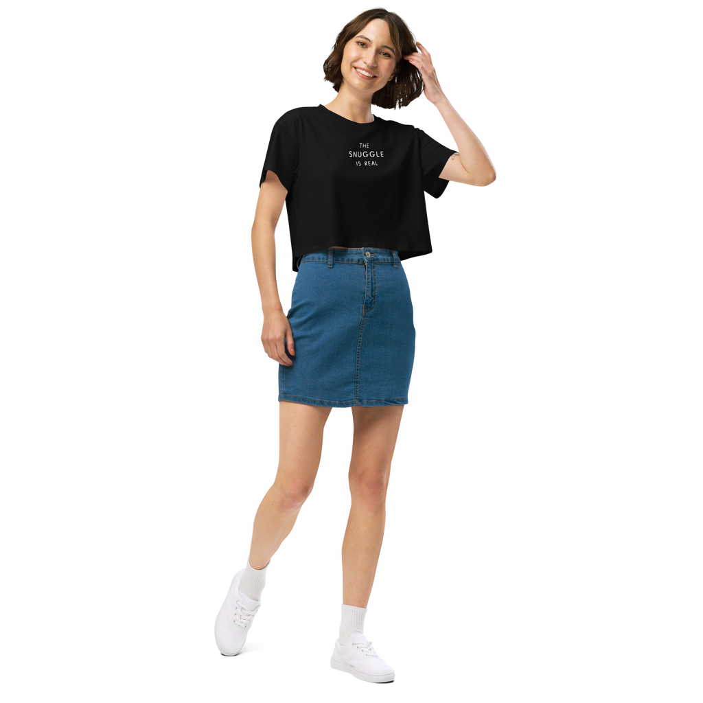 THE SNUGGLE IS REAL - CROP TOP