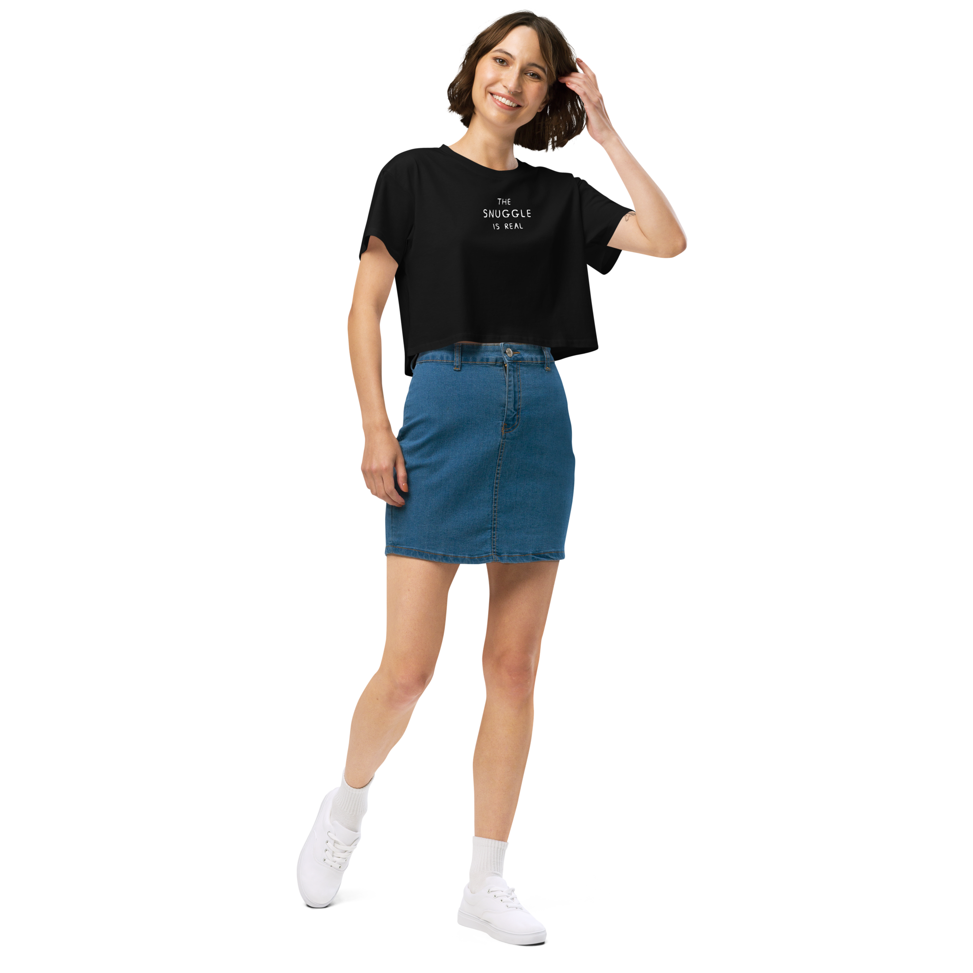 THE SNUGGLE IS REAL - CROP TOP