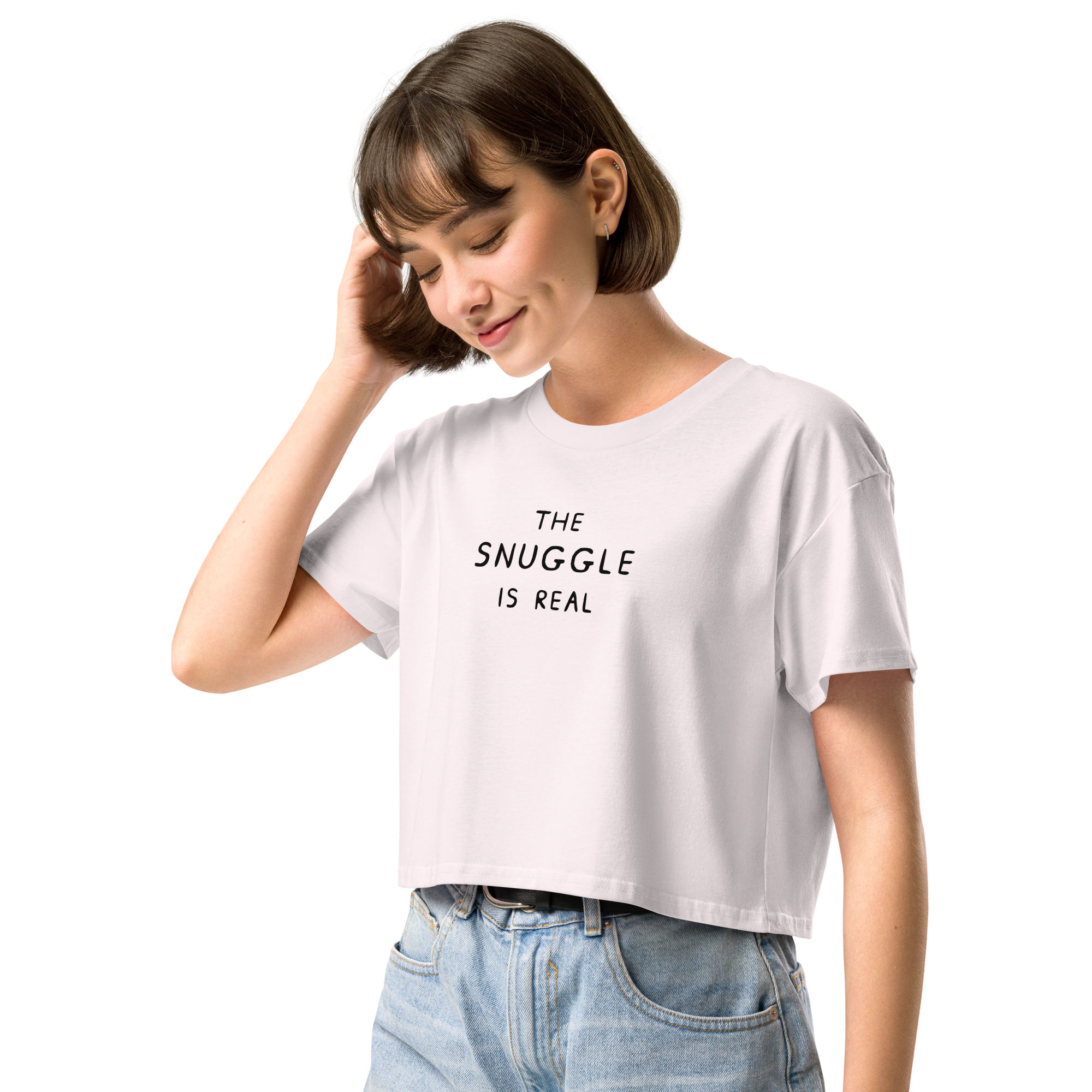 THE SNUGGLE IS REAL - CROP TOP